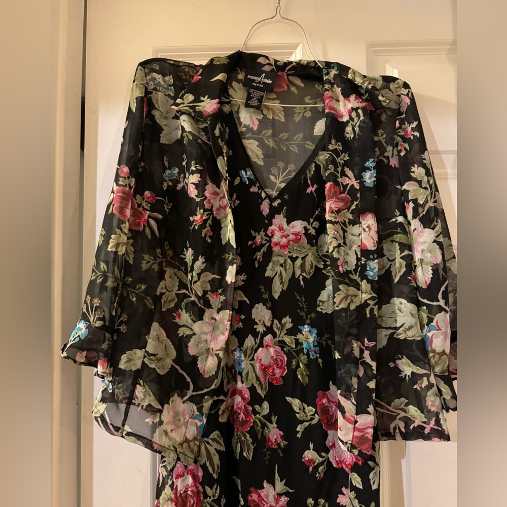 Positive Attitude vintage dress with jacket